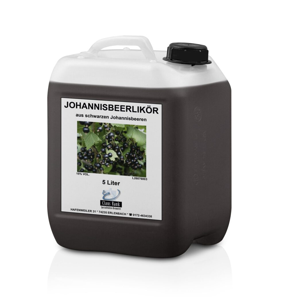 Schwarzer Johannisbeerlikör