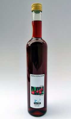 Kirschenlikör, 0,5 Liter Kirschenlikör, 0,5 Liter
